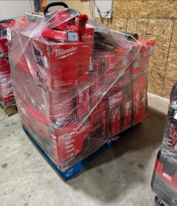 Milwaukee tool pallets